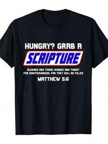 Funny Scripture Gifts, Bible Verse, Famous Scriptures, Quote T-Shirt - màu đen - Xem 1