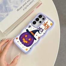 Halloween Pumpkin Design Phone Case Lightweight Shockproof Non-Yellowing Compatible with iPhone 17 Pro Max 16 Pro Max 14 13 12 11 XS Max XR X