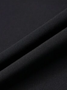 Men's Wide Leg Running Pants - Fashionable Drawstring Trousers, Loose Leg Opening, Comfortable & Stylish - Black - View 7