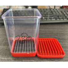 多功能厨房果蔬切片器，配备草莓切片器、鸡蛋切片器和快速切片器，带推板式快速水果切片器，可快速制作果蔬沙拉，是厨房必备工具。 - 彩色 - 查看 10