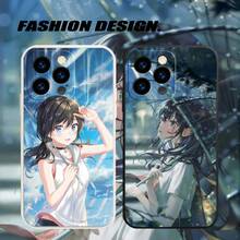 Una funda protectora para teléfono con temática de anime para varios modelos de , incluyendo 16, 15, 14, 13, 12 y 11, con encantadores diseños de dibujos animados e impresiones geniales. - Color mixto 2 - Ver 7