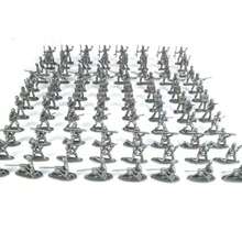 100件套玩具军事套装，男士士兵玩具套装，塑料玩具士兵人偶，军事动作人偶，适合成人男孩女孩，生日派对礼物，礼品袋填充物，圣诞节礼物，款式和颜色随机 - 彩色 - 查看 15