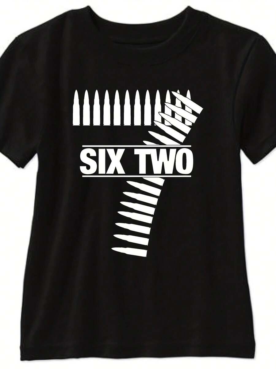 7 Six Two Short Sve T Shirt Gildan Tee - Free Shipping! - Style 8 - View 1