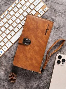 Ví nam, ví thời trang cỡ lớn, nhiều ngăn đựng thẻ, ví đựng điện thoại, ví đựng tiền xu, túi xách tay. - Nhiều màu - Xem 15