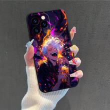 Funda protectora de anime para iPhone 16Promax/16Pro/16Plus/16/15Promax/15Pro/15Plus/15/14Promax/14Pro/14Plus/14/13Promax/13Pro/13Mini/13/12Promax/12Pro/12Mini/12/11Promax/11Pro/11/XR con impresión de cómics y dibujos animados encantadores [Gc633] - Color mixto 2 - Ver 2