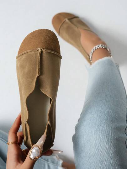 أحذية لوفر مسطحة ناعمة من الجلد البولي يوريثان بطراز رجعي، أحذية مسطحة مريحة بدون كعب للنساء