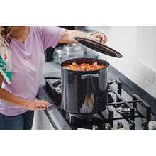 Cinsa Olla Recta con tapa, Acero vitrificado (, )(14.4 L Negro) - Tipo 1 - Ver 4