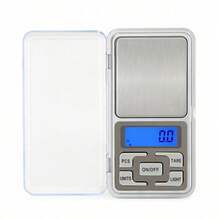 1 pieza Báscula digital portátil - Báscula de joyería, báscula de cocina, alta precisión, capacidad 500g/1.1lb, conversión de múltiples unidades, tara de un solo botón, bandeja para pesar polvo, bandeja para pesar oro, bandeja para hojas de té, bandeja de pesaje conveniente, báscula de joyería electrónica, pantalla LCD, adecuada para el pesaje diario de joyería, metales preciosos, polvo y otros artículos pequeños. Artículo esencial de cocina. Funciona con 2 baterías AAA, baterías no incluidas. - Multicolor - Ver 14