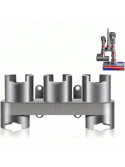 1pc ModelsV7 V8 V10 V11 V15 Cleaner Attachment Bracket Extension Base Wand Mount Compatible, Grijs Space Saving Mounted Stofzuiger Holder, Vloer Care Accessory view 8
