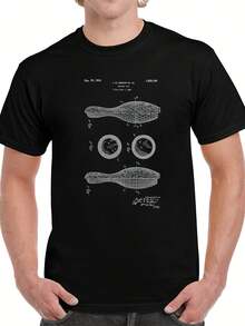 1924 Vintage Bowling Pin Bowler Patent T Shirt - Style 26 - View 1