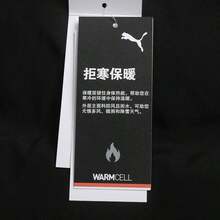 Puma 男士长款羽绒服，冬季休闲连帽外套，运动旅行大衣 - 黑色 - 查看 7