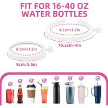 AFRT 2 Pcs Cup Holder For Bogg Bag 30oz And 40oz Water Bottle Accessories Compatible With Bogg Bags And Simply Southern Totes - 白色 - 查看 2