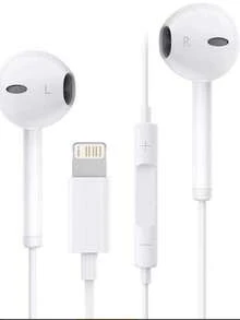 Audífonos alámbricos con entrada de 3.5 mm, sonido claro y cómodo EP080 - Blanco - Ver 1