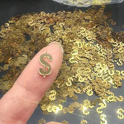 50g Shiny Gold Coins & Dollar Sign Confetti - Ideal For Birthdays, Weddings, Graduations | Party Table Decor, Poker Theme Birthday Decorations, Casino & Las Vegas Style, Table Centerpieces, Elegant Banquets, Perfect For Bachelor Parties, Game Nights, Wedding Receptions, Birthday Celebrations, Retirement Parties, Crafts, Gender Reveals, Bridal Showers, Christmas, New Year