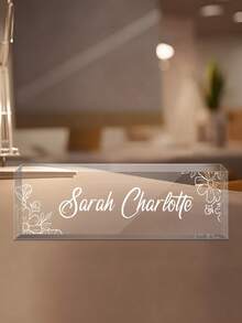 Custom Engraved Acrylic Name Plate For Desk,-37styles,Desk Name Plate Personalized, Office Desk Decor For Women Men, Acrylic Desk Accessories, Office Gifts For Boss, Employee Appreciation Gifts,Ideal For Boss, Teacher, Coworker Appreciation Gifts,Personalized Office Decor, Ideal Gift For Bosses, Teachers, Lawyers, Doctors & Colleagues - Perfect For Housewarming, Christmas, Thanksgiving, Personalized Gifts, Holiday Gifts - Multicolor - View 29