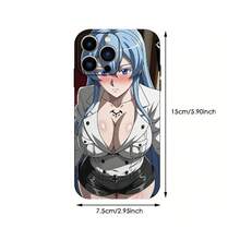 Funda de teléfono móvil de la serie clásica negra de Anime Devil Hunter, siguiendo la protección creativa a prueba de manchas y golpes, adecuada para las series  11/12/13/14/15/16 Pro Max o Plus, funda resistente a las manchas, accesorio móvil. - Negro - Ver 3