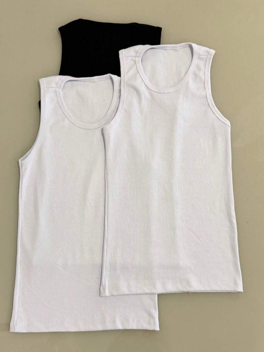 Kit 3 Premium American Gringa Ribana Style Street Trap Bodybuilder Gym Christmas New Year's Eve Tank Top - 2 người da trắng 1 người da đen - Xem 1