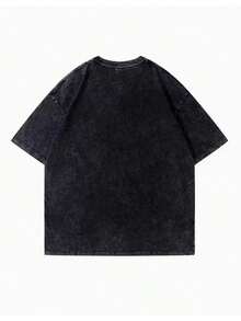 Men Shirts Metal Gear Solid Snakes Games Merchandise, 6 Sizes, Men'S Women'S Streetwear Hip Hop T-Shirt, Washed, Crew Neck, Short Sleeve, Regular Fit, Cotton, Summer MGS1, Casual, All-Season, Weekend Men Clothes - 黑色 - 查看 4