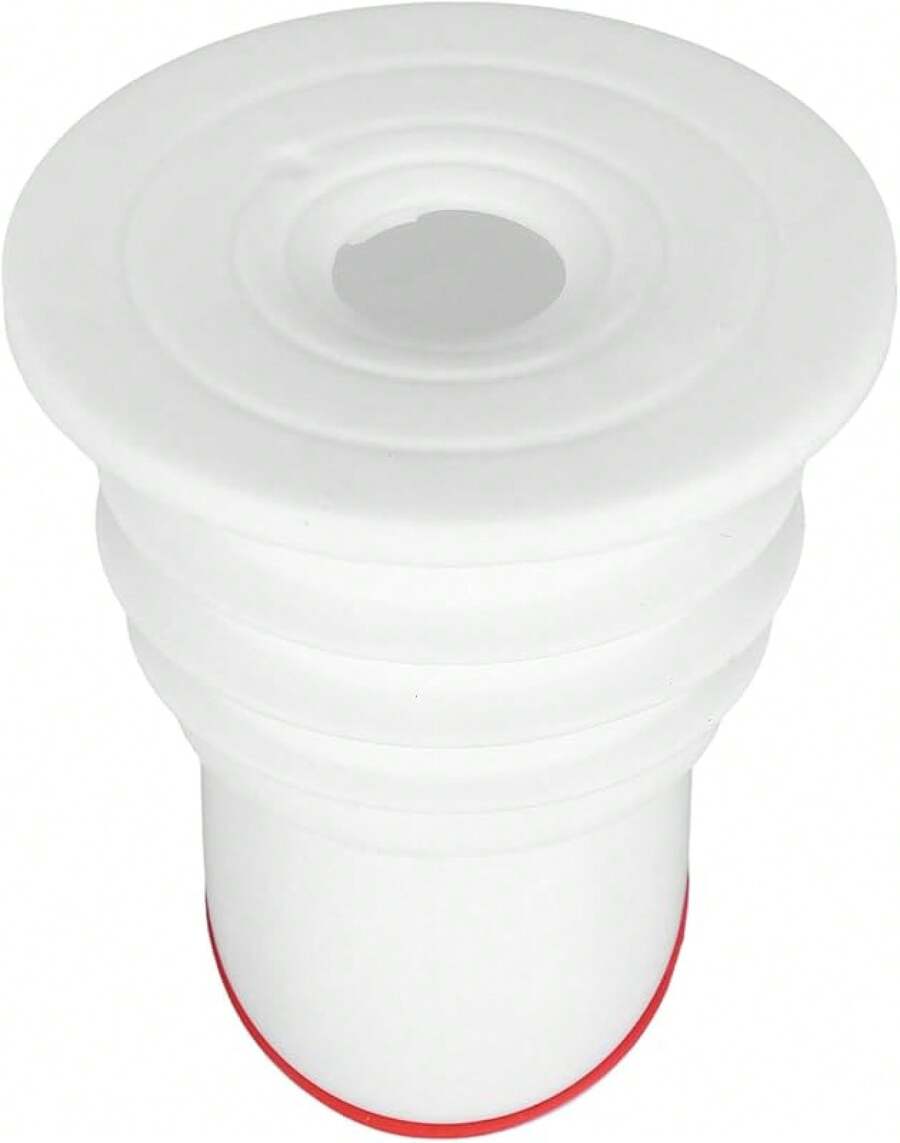 TEHAUX Anillo De Sellado De Olores 45-50 mm Tapón De Drenaje del Piso De La Bañera del Baño Inserto De Drenaje De Alcantarillado Núcleo De De Piso a Prueba De Olores para Lavadora - Blanco - Ver 1