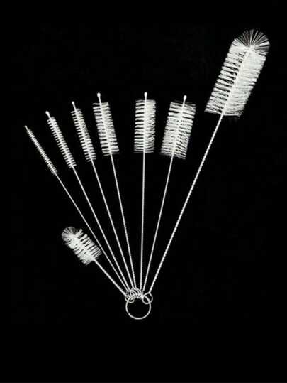 10 Pieces Drinking Straw Cleaning Brush Straw Cleaner Straw Brush Pipe Cleaners Tube Bottle Cleaning Brush