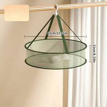 家用多层可折叠边缘晾晒篮，扁平内衣晾晒网，袜子晾晒篮，1个 - 彩色 - 查看 9