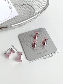 美甲装饰品，跨境热销圆形、方形、多边形金属磁性底座美甲展示架，指甲油架，韩式美甲用品，摄影道具，DIY配件