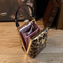 女士奢华亮面迷你水晶装饰手拿包