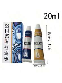 1pc Super Glue High Strength AB Epoxy Adhesive, Quick-Drying Casting Glue For Metal, Ceramic, Stainless Steel, Radiator, Faucet, PVC Pipe, Solar Water Tank, Car Beauty, Water Heater, Household Appliances - Multicolor - View 10