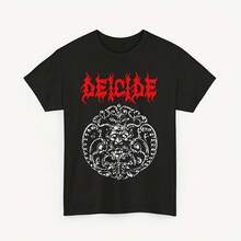 Deicide Death Metal Band T-Shirt - Brutal Design Iconic Logo Dark Aesthetic Perfect For Metalheads And Fans Of Extreme Music. - 款式13 - 查看 1