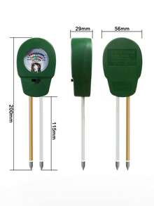 Analisador de solo 3 em 1 - Medidor de CE, pH e Umidade, instrumento científico fácil de usar para jardim, estufa e plantas domésticas. Ajuda os entusiastas da jardinagem a monitorar as condições do solo e proporcionar o ambiente ideal para o crescimento das plantas.
