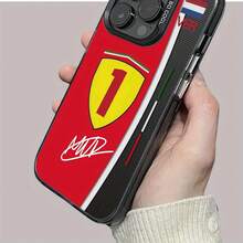 "2pcs Set" F1 Car Number 1 Unique VER Signature Style Formula Phone Case For  11 12 13 14 15 16 Pro Max Plus, Sports Car Inspired Shockproof Anti-Scratch Drop-Proof Phone Cover For, Designer Phone Case, Phone Case With Lip Gloss Holder, Fluffy Phone Case, Christmas Phone Case, Dog Phone Case, Antiscratch Case, Phone Protection, Stylish Phone Protector, Protective Phone Shell, Durable Phone Protector,  Protector, Sports Fans,  Followers - Mixed Color 1 - 查看 7