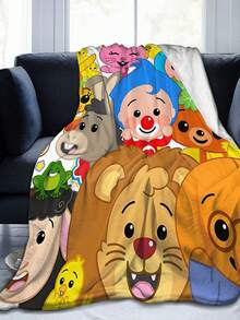 Plim Plim  Blanket Super Soft Flannel Blanket Lightweight Warm And Comfortable Blanket Adult Gifts For All Seasons No Linting, Machine Washable - Black - View 1