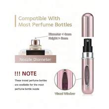 4pcs 5ml Refillable Perfume Bottles, Mini Portable Aluminum Spray Bottle For Perfume Perfume Bottle Perfume Refillable Bottle - Multicolor - View 7