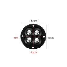 4pcs Adhesive Omnidirectional Casters Roller Wheels For Furniture And Appliances, No Drilling Required