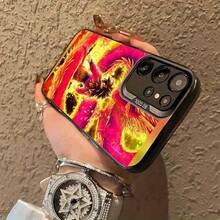 Personajes de anime y dragones compatibles con  Galaxy S25ULTRA, S24PLUS, S23FE, S21PRO, S22, S20+, A03S, A05S, A14, A31, A53, A34, A10, A04E, M04, A33, A35, A55, A72, A71, A70, A22, A16, A06, A20S, A54 Funda especial para teléfono , anti-manchas, a la moda, moderna, colorida, plateada IMD - Mezcla de colores - Ver 7