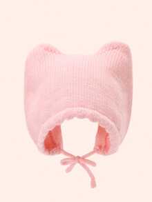 1pc Baby Hat, Autumn/Winter Knitted Beanie For Toddler Boys And Girls, Ear Protection, Infant Warm Cap - Multicolor - View 13