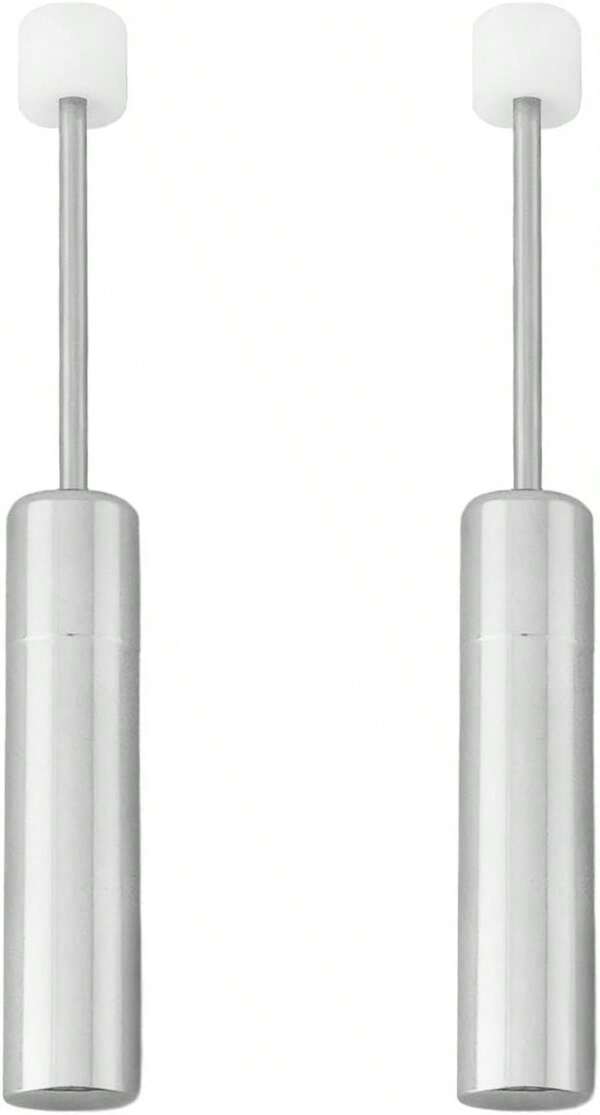 ECSiNG 2pcs 91x49x7.8mm Soft-Close Trash Can Damper Piston With Lid Steel And Plastic Mechanism Trash Can Damper Replacement For Kitchen Trash Can