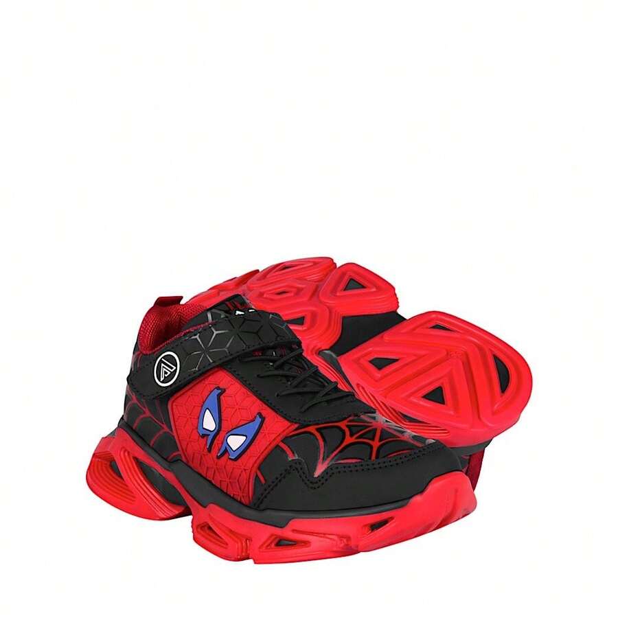 TENIS NIÑO CASUALES CLASBEN SPIDER SIMIPIEL ROJO - Rojo - Ver 1