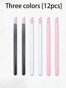 12pcs Nail Care Kit - Quartz & Ceramic Carving Polishing Pens, 45 Degree Cuticle & Skin Remover, Nail Polish, Nail Buffer, Nail Gel, Natural Nail Care - Multicolor - View 12