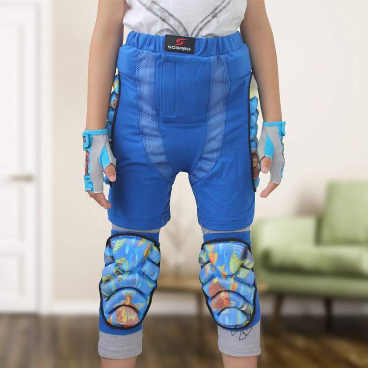 儿童滑冰防滑护臀垫 加厚轻便臀部保护垫 适用于滑冰滑雪 - 彩色 - 查看 7