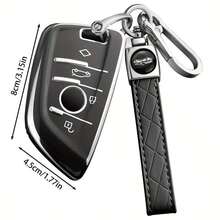 Funda protectora para llave de coche, estuche de protección de TPU suave, compatible con Series 2/3/5/6/7, X1 X2 X3 X5 X6 F15 F16 G20 G30, que ofrece protección completa