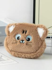 1 Peça Bolsa Porta-Moedas Multifuncional Fofa com Imagem de Desenho Animado, Bolsa de Armazenamento Diversa, Bolsa para Fone de Ouvido, Bolsa para Batom, Bolsa Bordada Pequena, Bolsa para Cartão de Animal, Bolsa Porta-Moedas de Grande Capacidade, Bolsa de Armazenamento de Cartão de Identidade/Bancário, Bolsa de Armazenamento de Fone de Ouvido, Essencial para Compras e Viagens, Fofa, Compacta e Portátil, Perfeita para Presentes de Aniversário, Presentes de Amigos, Presentes de Volta às Aulas