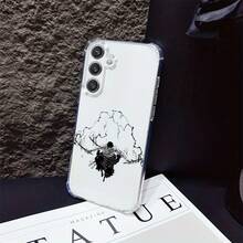 Funda de Teléfono Creativa de Graffiti de Anime de Alta Temperatura para Samsung Galaxy S24/S21 FE/A02s/A04e Transparente TPU Antigolpes con Protección de Lente A05s/A13/A14/A15 Carcasa a Prueba de Golpes de Cuatro Esquinas A16/A20s/A23 Ultra-Delgada A24/A25/A31/A32/A34 Alta Transparencia A35/M02s/M13/F02s/M10s/M12 Funda Suave Resistente al Amarilleo M32/M42/S20LITE/S23S/24ULTRA, Simple y Elegante, Adecuada como Regalo de Cumpleaños/Regalo de Vacaciones para Amigos Chicos/Chicas - Mezcla de colores - Ver 5
