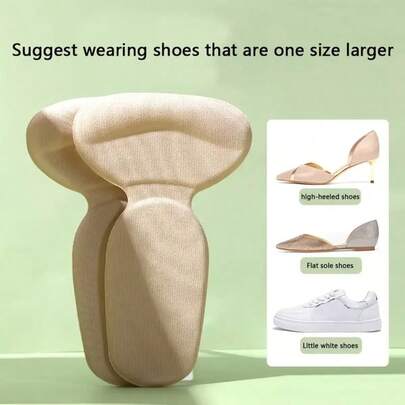 Shoe Heel Grips, Suitable For Loose Shoes, Unisex, Improve Shoe Heel Fit And Comfort, Prevent Slipping And Blisters