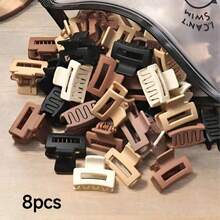 100/50/40/30/20/8个装多功能迷你发夹，时尚女士发夹，简约刘海夹和复古发夹，发爪夹，发卡，发夹，发夹，发爪夹，秋冬女士度假发饰，女士发夹