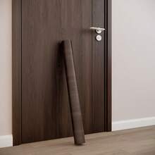 1 Roll Brown Faux Wood Grain Self-Adhesive Wallpaper, Thicker Material, Room Door Sticker, Decorative Door Wall Paper, Waterproof Oil-Proof Removable Wallpaper, Peel And Stick, Customizable, Suitable For Living Room, Kitchen, Bedroom, Home, Dorm Furniture Decor - Redwood - View 1