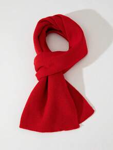 1 Stück Weihnachtsstil Kinderschal, unisex Y2K warm & atmungsaktiv modischer vielseitiger Strickschal, geeignet für Herbst/Winter Alltagskleidung