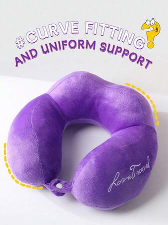 [U-Shaped Memory Foam Neck Pillow], Slow Rebound Soft And Breathable, Essential For Travel/Airplane/Office/Home Nap, Detachable And Machine Washable+Buckle Strap+2025 New Product