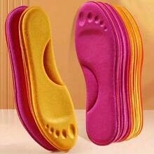 2 Pairs Of Winter Self-Heating Insoles, Thickened Non-Slip Memory Sponge Insoles, Warm Sports Insoles For Men And Women Thermal, Christmas Gifts, Winter Gloves - Multicolor - View 6