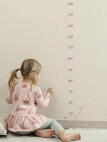 1pc Minimalist Kids Height Growth Measurement Wall Sticker, 50-150cm, Suitable For Home, Room, School Baby Shower Family Decorations Gifts